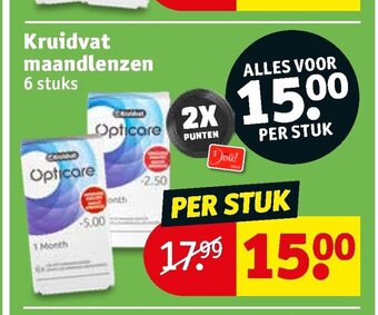 Kruidvat Maandlenzen 6 stuks aanbieding