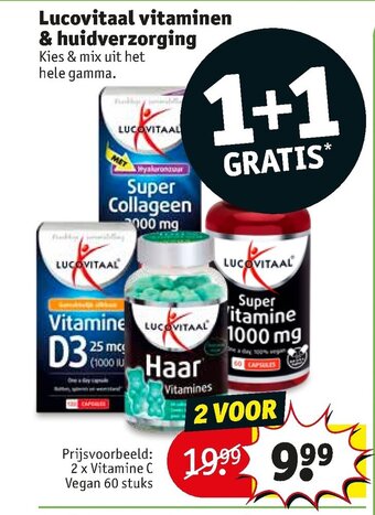 Kruidvat Lucovitaal Vitaminen & Huidverzorging aanbieding