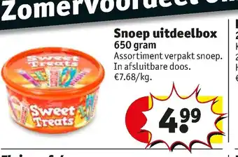 Kruidvat Snoep Uitdeelbox 1 kg aanbieding