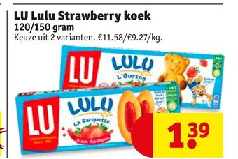 Kruidvat LU Lulu Strawberry Koek aanbieding