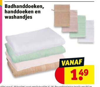 Badhanddoeken, Handdoeken En Washandjes