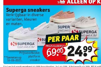 Kruidvat Superga Sneakers aanbieding