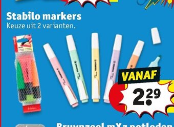 Kruidvat Stabilo Markers aanbieding