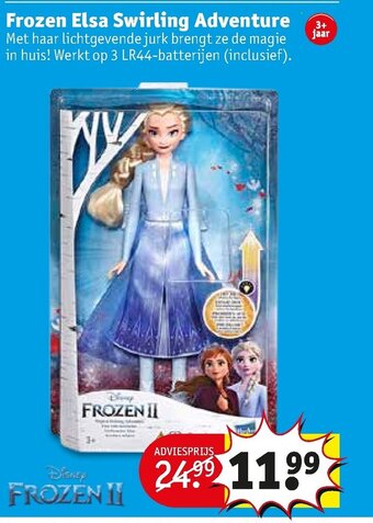 Kruidvat Frozen Elsa Swirling Adventure aanbieding