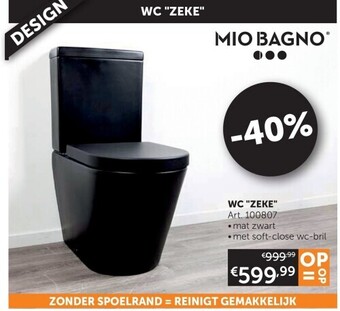 Zelfbouwmarkt Wc zeke aanbieding