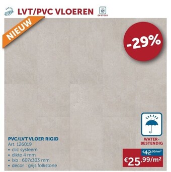 Zelfbouwmarkt Pvc/lvt vloer rigid aanbieding