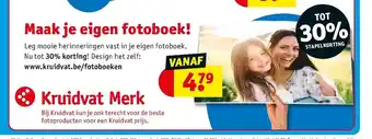 Kruidvat Maak Je Eigen Fotoboek aanbieding