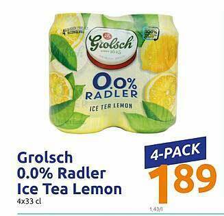 Grolsch 0.0% Radler Ice Tea Lemon