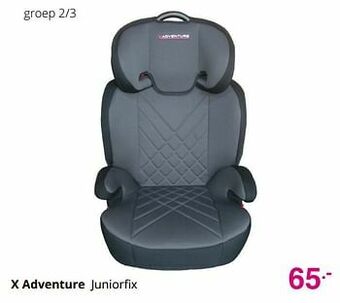 Baby & Tiener X adventure juniorfix aanbieding