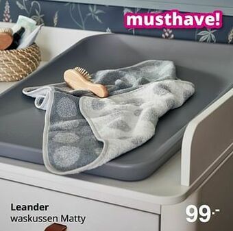 Baby & Tiener Leander waskussen matty aanbieding