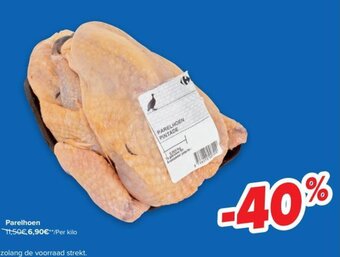 Carrefour Parelhoen per kilo aanbieding