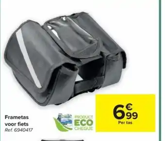 Carrefour Frametas voor fiets per tas aanbieding