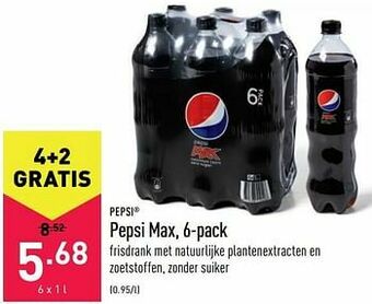 ALDI Pepsi max aanbieding