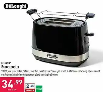 ALDI Delonghi broodrooster aanbieding