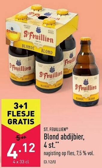 ALDI Blond abdijbier aanbieding