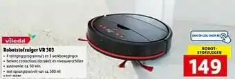 Lidl Vileda robotstofzuiger vr 303 aanbieding