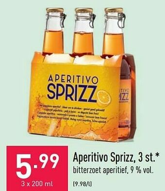 ALDI Aperitivo sprizz aanbieding