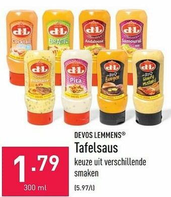 ALDI Tafelsaus aanbieding