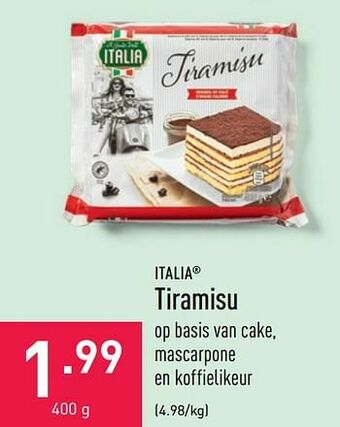 ALDI Tiramisu aanbieding