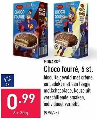 ALDI Choco fourré aanbieding