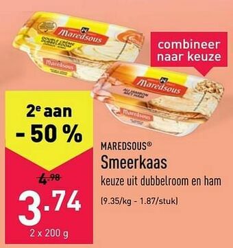 ALDI Smeerkaas aanbieding