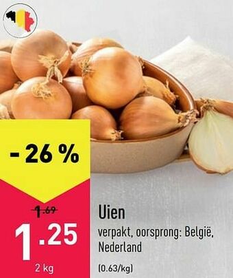 ALDI Uien aanbieding