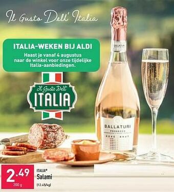 ALDI Salami aanbieding
