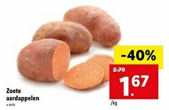 Zoete aardappelen