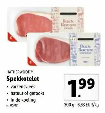 Spekkotelet