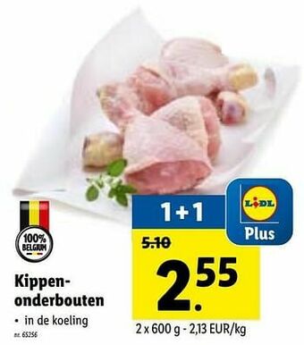 Lidl Kippenonderbouten aanbieding
