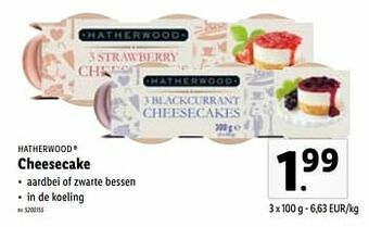 Lidl Cheesecake aanbieding