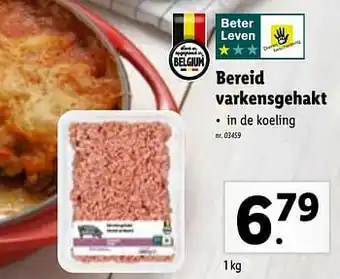 Bereid varkensgehakt