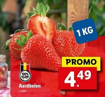 Lidl Aardbeien aanbieding