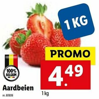 Lidl Aardbeien aanbieding