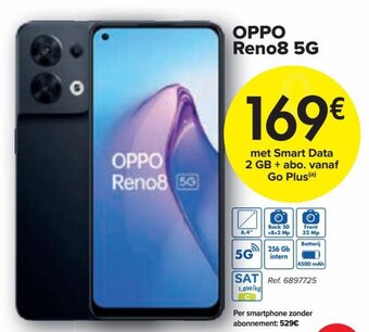 Carrefour Oppo reno8 5G aanbieding