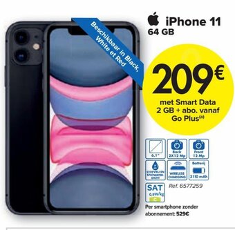 Carrefour Iphone 11 64gb aanbieding