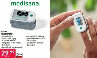 ALDI Medisana pulsoximeter aanbieding