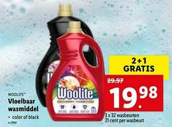 Lidl Vloeibaar wasmiddel aanbieding