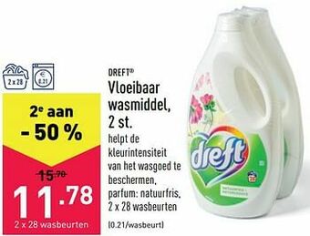 ALDI Vloeibaar wasmiddel aanbieding
