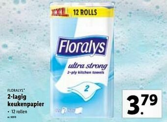 Lidl 2-lagig keukenpapier aanbieding