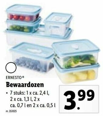 Lidl Bewaardozen aanbieding