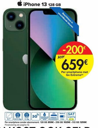Carrefour Iphone 13 128gb aanbieding