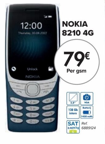 Carrefour Nokia 8210 4g aanbieding