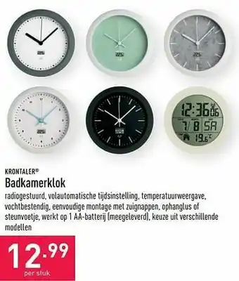 Badkamerklok
