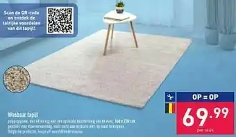 ALDI Wasbaar tapijt aanbieding