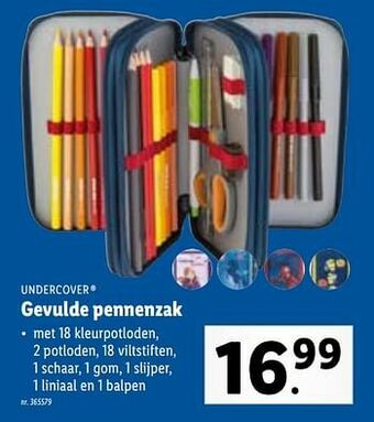 Gevulde pennenzak