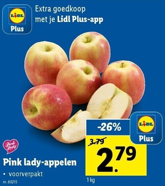 Lidl Pink lady-appelen aanbieding