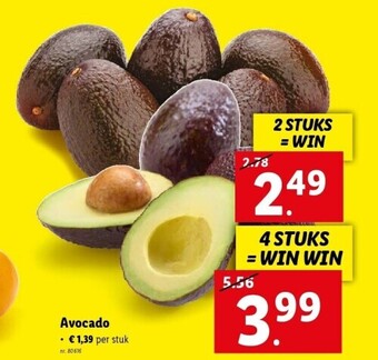 Lidl Avocado aanbieding
