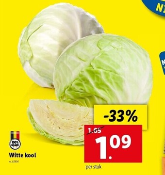 Lidl Witte kool aanbieding