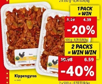 Lidl Kippengyros aanbieding